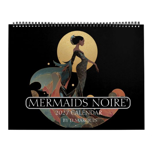 MERMAID NOIRE' 2027 カレンダー (カバー)