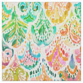MERMAID OF BOLINAS Rainbow Fish Scale Bold Fabric ファブリック (クローズアップ)