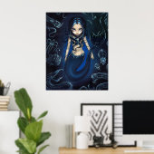 Mermaid of the Deep ART PRINT abyssal zone ポスター (ホームオフィス)