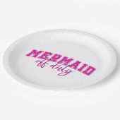 Mermaid Off Duty ペーパープレート (アングル)