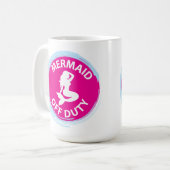 Mermaid Off Duty Mug コーヒーマグカップ (正面左)