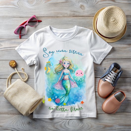 Mermaid on dry land tシャツ