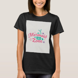 Mermaid Only Zone Graphic women t shirt Tシャツ