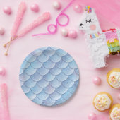 Mermaid party plates  ペーパープレート (パーティー)