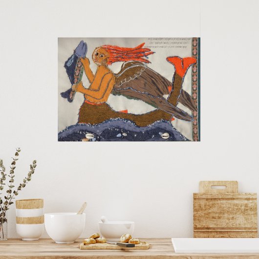 Mermaid poster ポスター (キッチン)