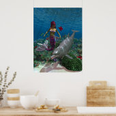 mermaid Poster ポスター (キッチン)