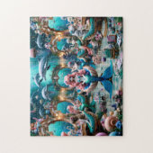 Mermaid Salon Day Undersea Elegance Ocean Gift ジグソーパズル (縦)