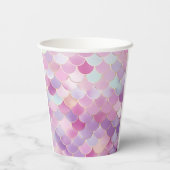Mermaid Scales Birthday Party Paper cup 紙コップ (裏面)