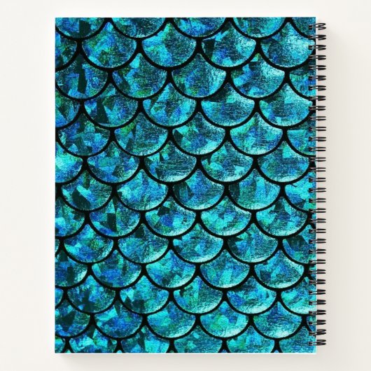 Mermaid Scales Notebook ノートブック (裏面)