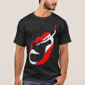 Mermaid Scuba Diving Flag Scuba Diving Flag Tシャツ (正面)