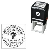 Mermaid Seahorse Official Seal Name Loc URL Estd セルフインキングスタンプ (インサイチュ)