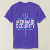 Mermaid Security Birthday Gift Swimmer Tシャツ (デザイン正面)