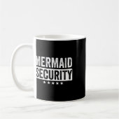 Mermaid Security Halloween Costume Dad Men Boy  コーヒーマグカップ (左)