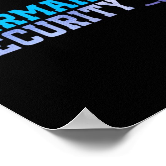 Mermaid Security Halloween Costume Dad Men Boy  ポスター (角)