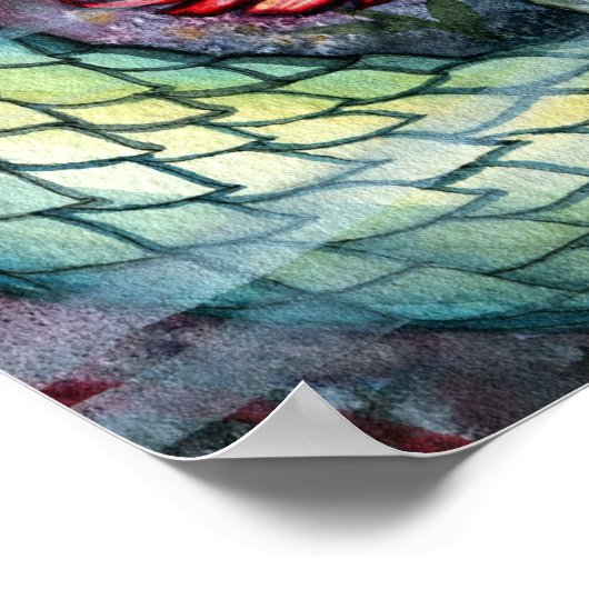 Mermaid Serpent Poster Print by Molly Harrison ポスター (角)