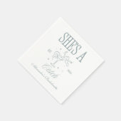 Mermaid Shes a Catch Celebration スタンダードカクテルナプキン (角)