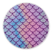 Mermaid Shimmer Scale Ceramic Knob セラミックノブ (正面)