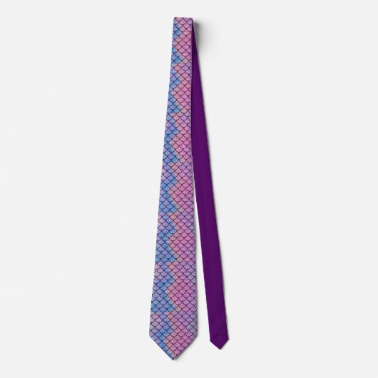 Mermaid Shimmer Scale Necktie ネクタイ (正面)