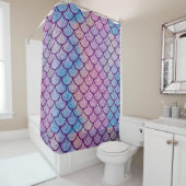 Mermaid Shimmer Scale Shower Curtain シャワーカーテン (インサイチュ)
