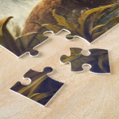 Mermaid Siren Pirate Ship Scene Nautical Decor ジグソーパズル (側面)