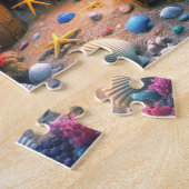 Mermaid Spa Day Marine Retreat Relaxation Gift ジグソーパズル (側面)