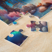 Mermaid Spa Serene Sirens Underwater Relaxation ジグソーパズル (側面)