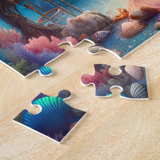 Mermaid Spa Serene Sirens Underwater Relaxation ジグソーパズル (側面)