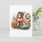 mermaid steampunk 招待状 (スタンド正面)