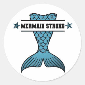 Mermaid Strongラウンドスティッカー ラウンドシール