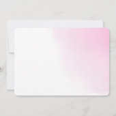 Mermaid Tail with bubbles誕生日の写真招待状 招待状 (裏面)