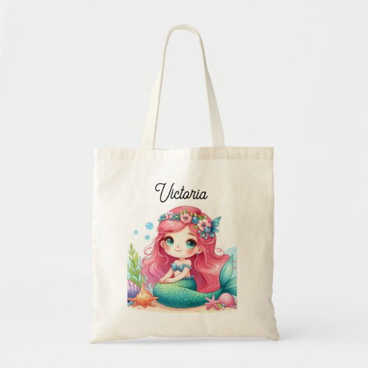 Mermaid Tote Bag トートバッグ (正面)