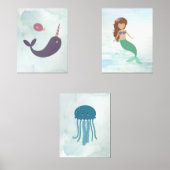 Mermaid Under The Sea 3 Print Set (正面)