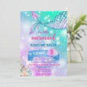 Mermaid Under The Sea  Birthday 招待状 (スタンド正面)