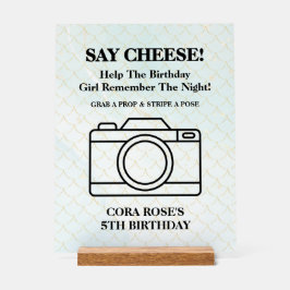 Mermaid Under The Sea Girl Birthday Party アクリルサイン