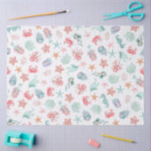 Mermaid Under The Sea Girl Birthday Party 薄葉紙 (クラフト)