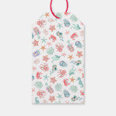 Mermaid Under the Sea Girls Birthday ギフトタグ (裏面)