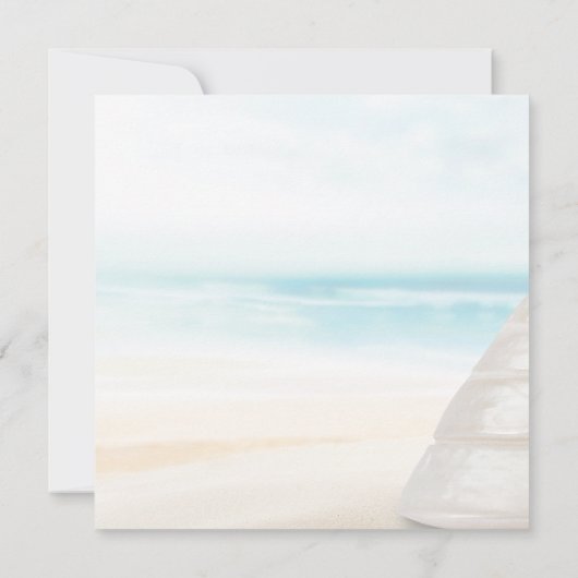 Mermaid Under The Sea Pastel Personalized  サンキューカード (裏面)