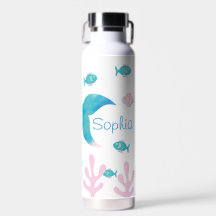 Mermaid Under the Sea Pastel Pink Blue 