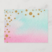 Mermaid Valentine's Classroom Card – はがきサイズ ポストカード (裏面)