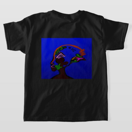 Mermaid Warrior Princess Tシャツ (レイダウン裏面)