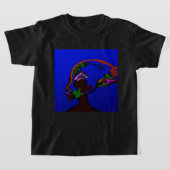 Mermaid Warrior Princess Tシャツ (レイダウン)