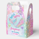 Mermaid whimsical birthday custom フェイバーボックス (オープン)