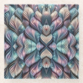 Mermaid Whispers ガラスコースター (正面)