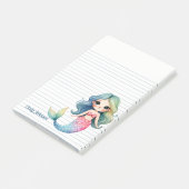 Mermaid Whispers Sticky Notes ポストイット (アングル)