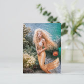 Mermaid with golden Hair in Coral シーズンポストカード (スタンド正面)