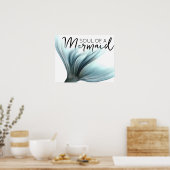 #MermaidLife人魚の魂 |テール引用文 ポスター (キッチン)