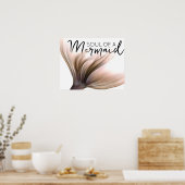 #MermaidLife人魚の魂 |引用文紫 ポスター (キッチン)