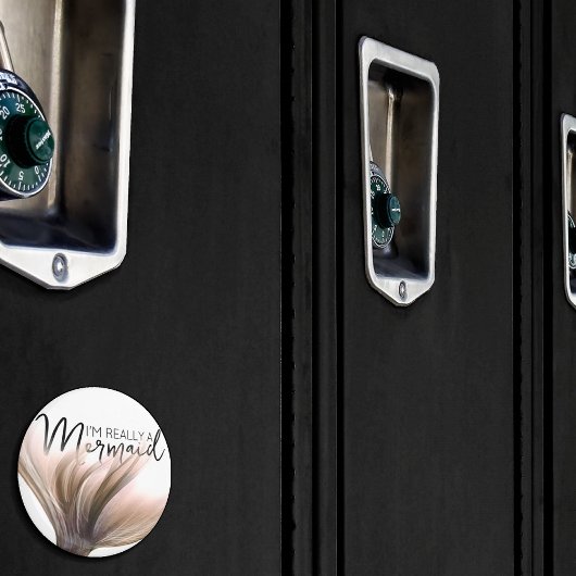 #MermaidLife本当に人魚だ |バラ金ゴールドテール マグネット