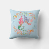 Mermaids パーソナライズされた PHOTO Gift クッション (裏面)