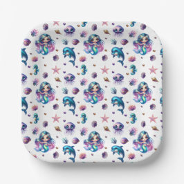 Mermaid's Adventure! ペーパープレート